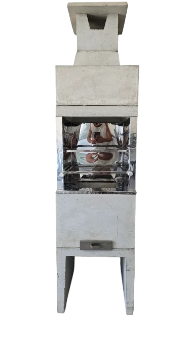 Churrasqueira pré-moldada em instalação predial
